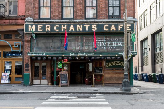 The Merchants Cafe is the oldest bar/restaurant in Seattle.