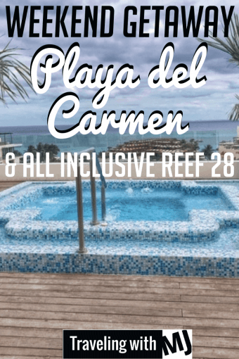 hot tub on deck of all inclusive reef 28 in playa del carmen mexico