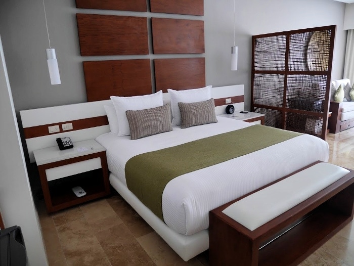 Suite at the all inclusive adult only Reef 28 in Playa del Carmen Mexico