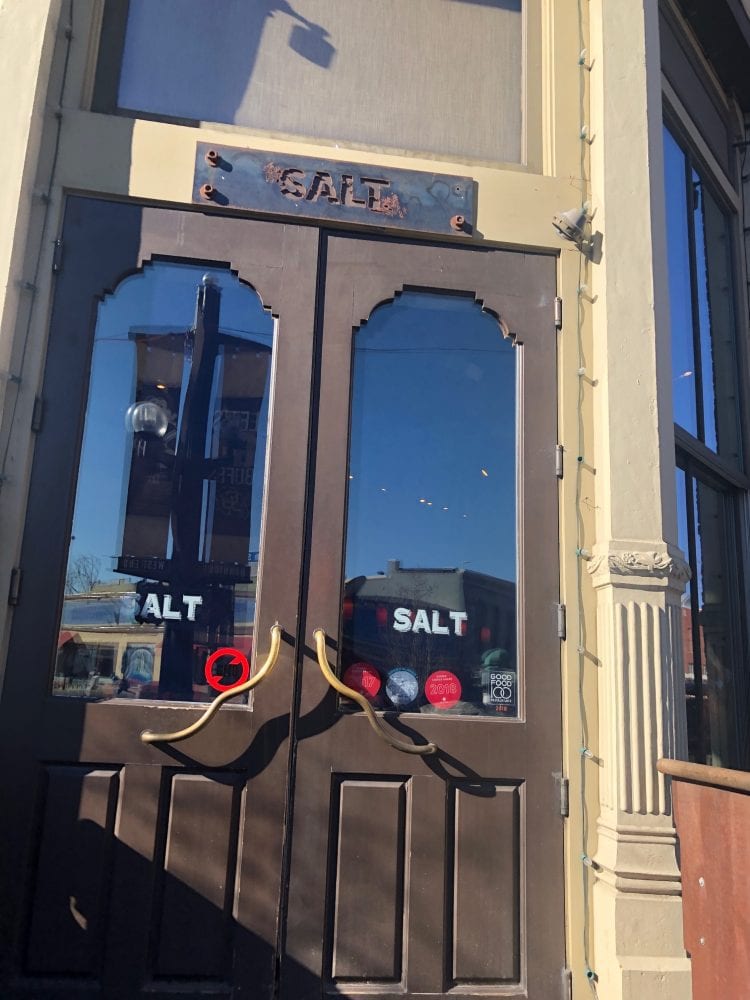 Entry to SALT in Boulder, Colorado.